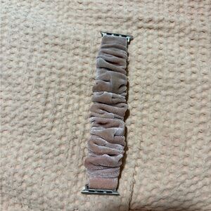Velvet Pink Scrunchie Apple Watch Band